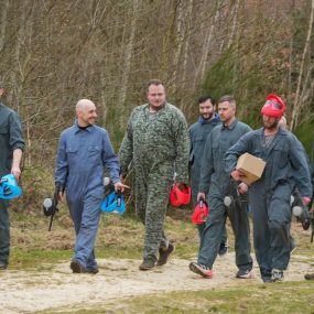 Paintball Brussels - joueurs en action