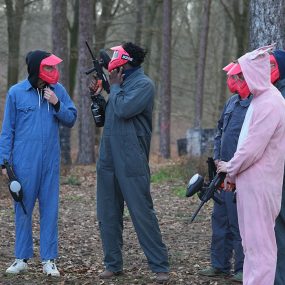 Paintball Brussels - joueurs en action
