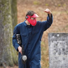 Paintball Brussels - joueurs équipés